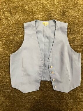 DONNI. Light Blue Women's Dress Vest